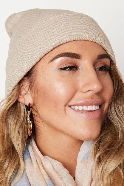 Beanie Rainbow Colors Pale Pink Acrylic