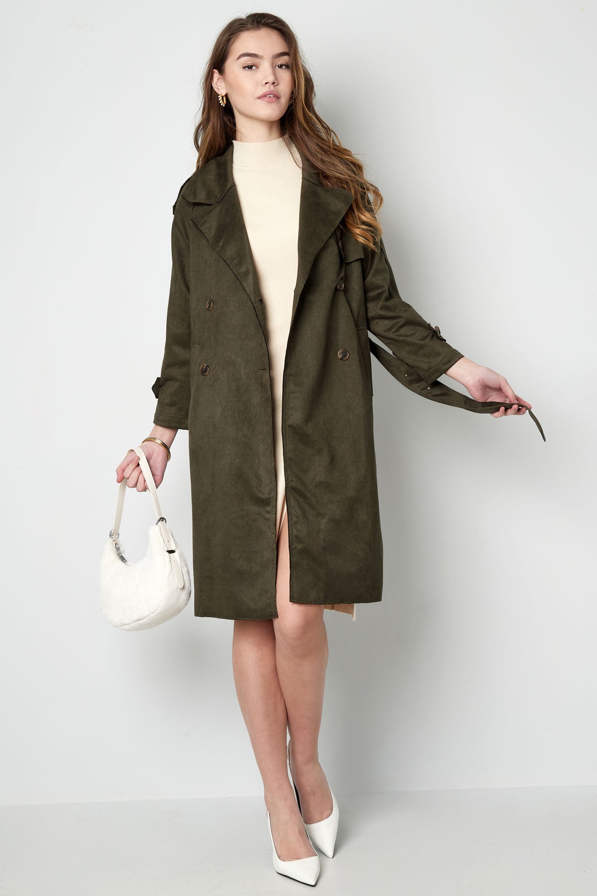 Isla Suede Trench - met elke outfit te combineren!
