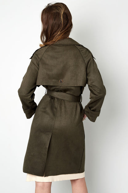 Isla Suede Trench - met elke outfit te combineren!