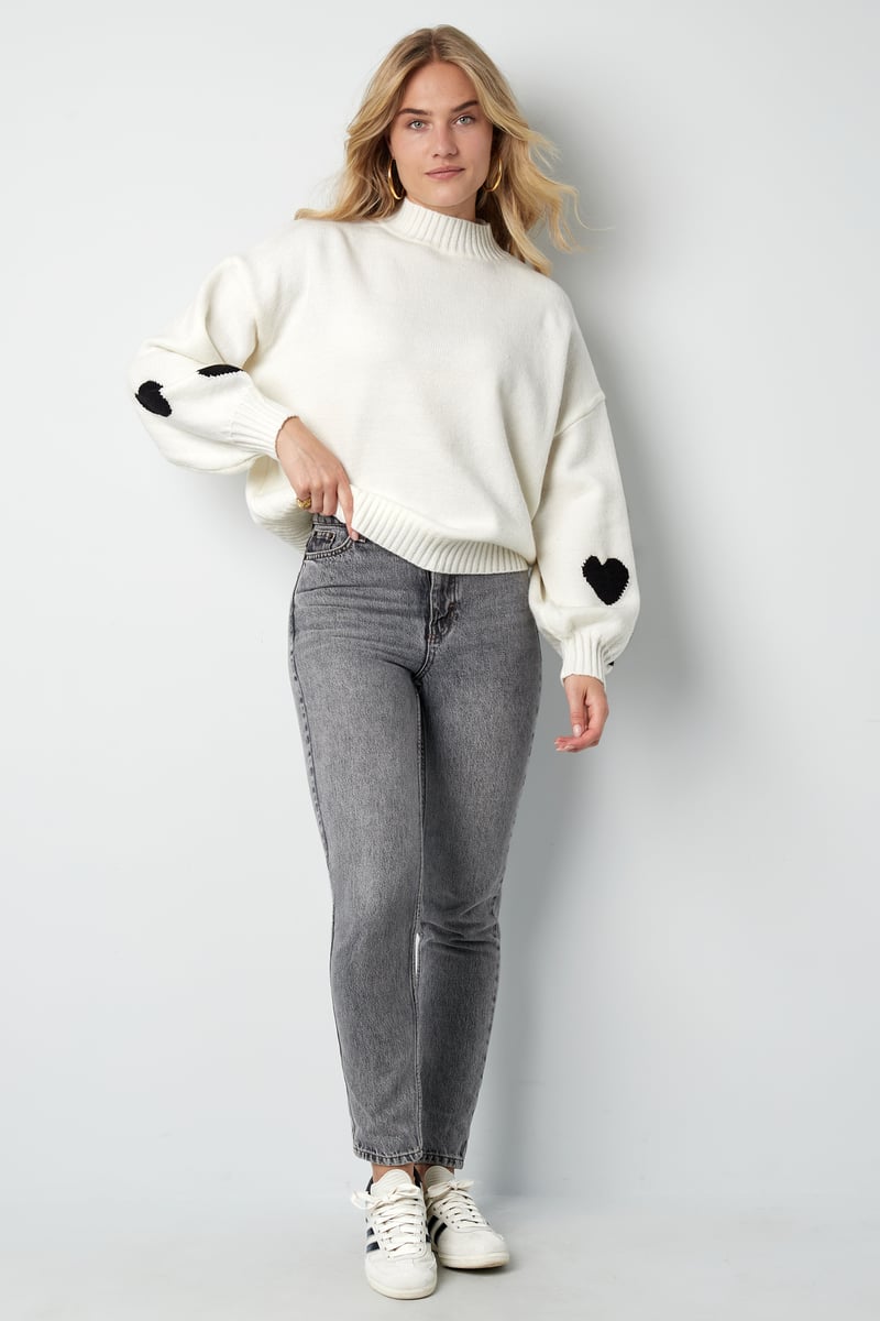 Comfort Heart Knit sweater