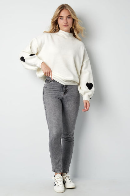Comfort Heart Knit sweater