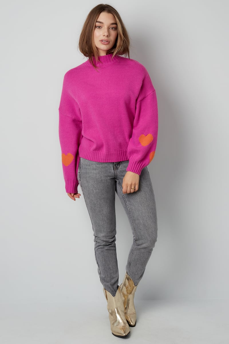 Comfort Heart Knit sweater