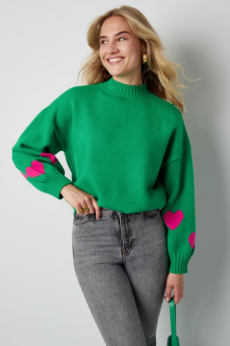 Comfort Heart Knit sweater