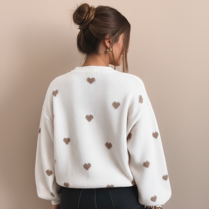 Isla Hearts Trui van Wol