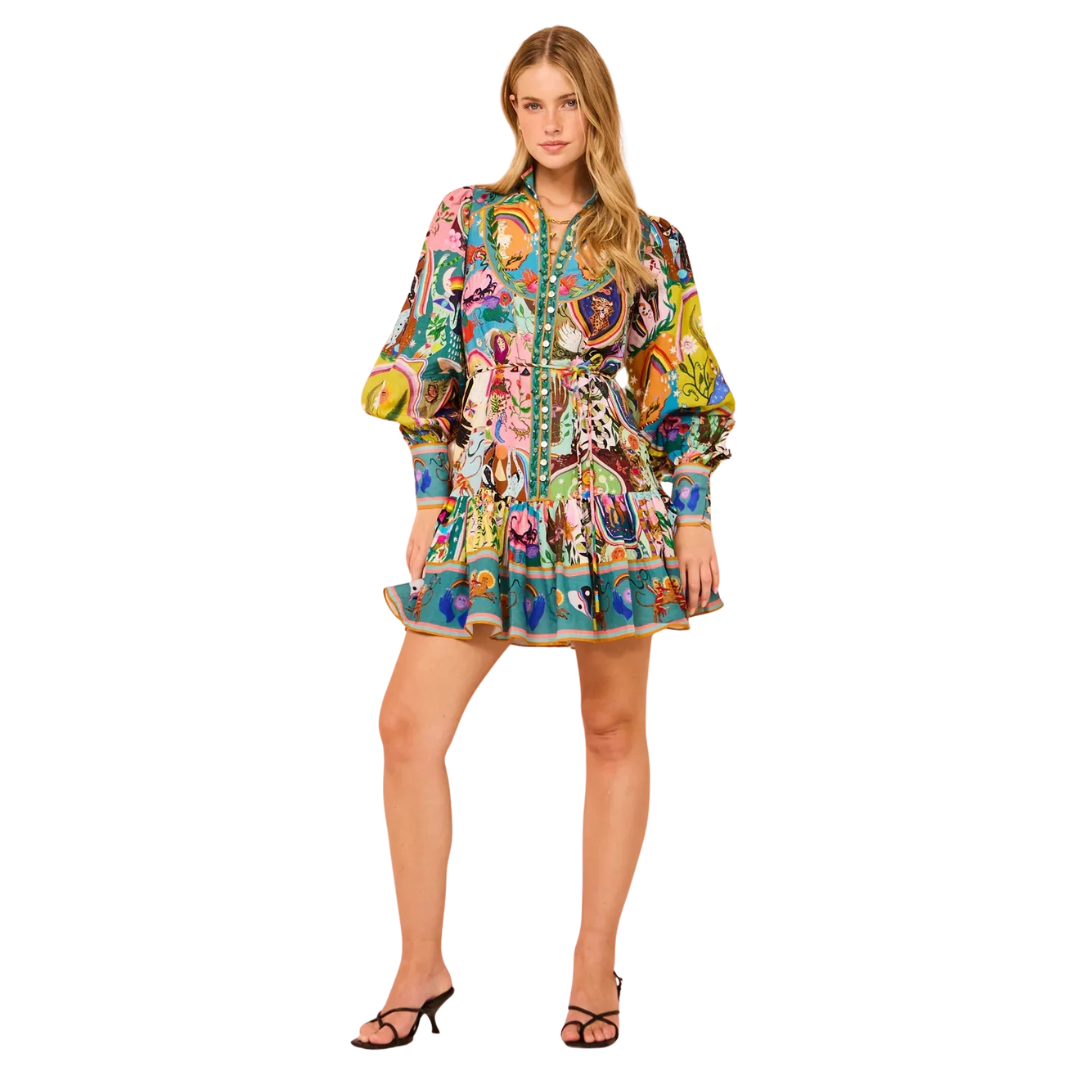 Tulum Graffiti – A Playful & Colourful Dress