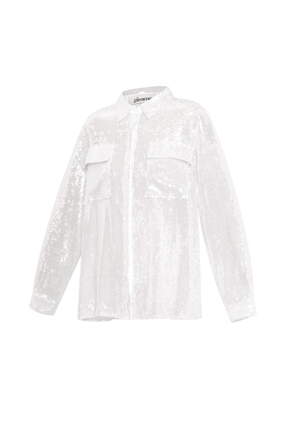 Glitter Sexy Blouse - Uitgaans blouse