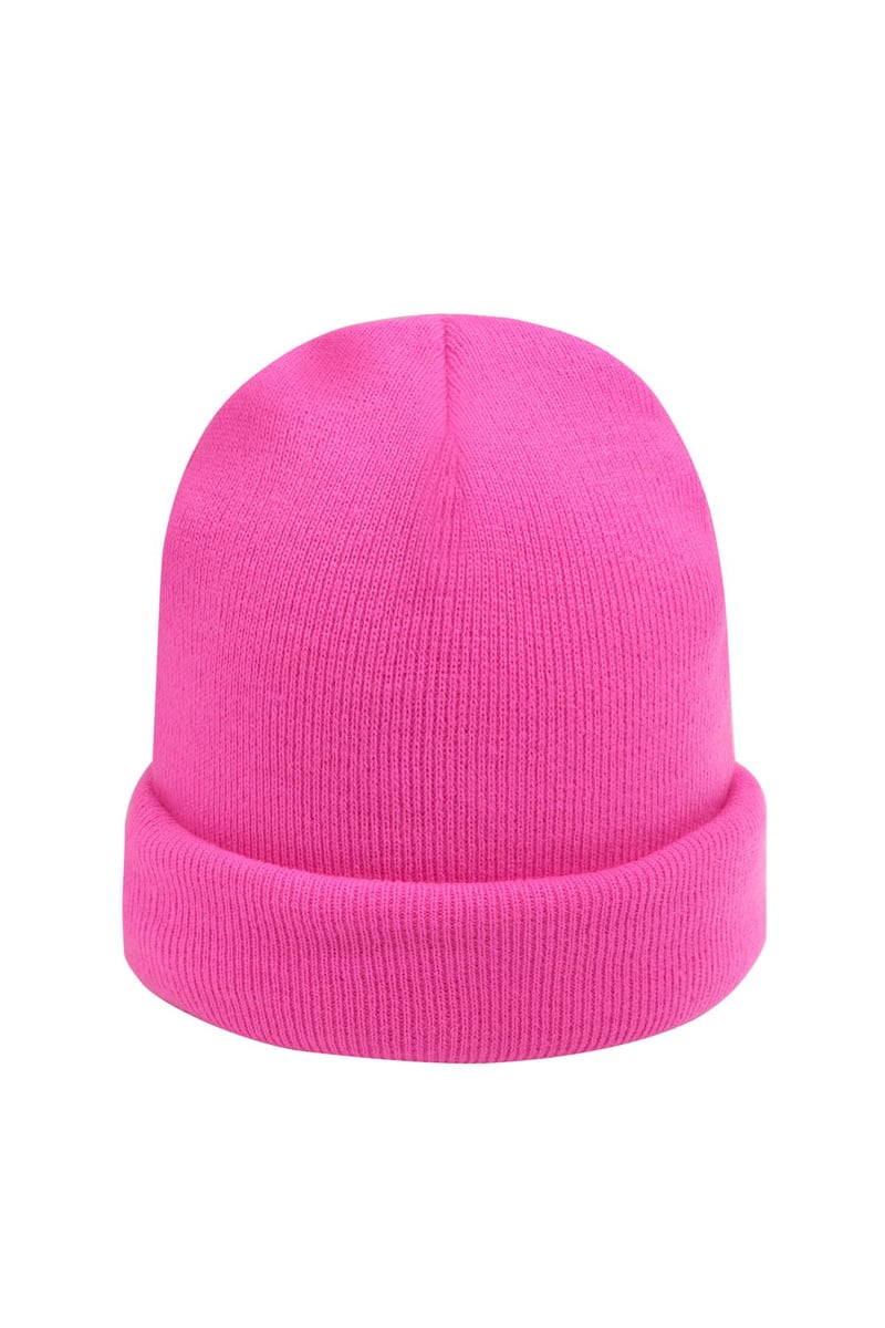 Beanie Rainbow Colors Pale Pink Acrylic