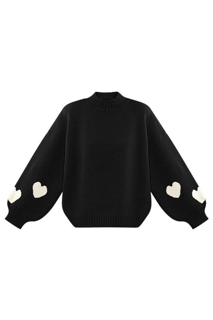 Comfort Heart Knit sweater
