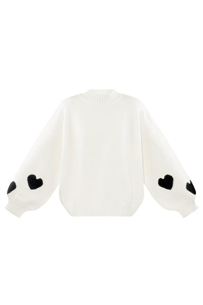 Comfort Heart Knit sweater