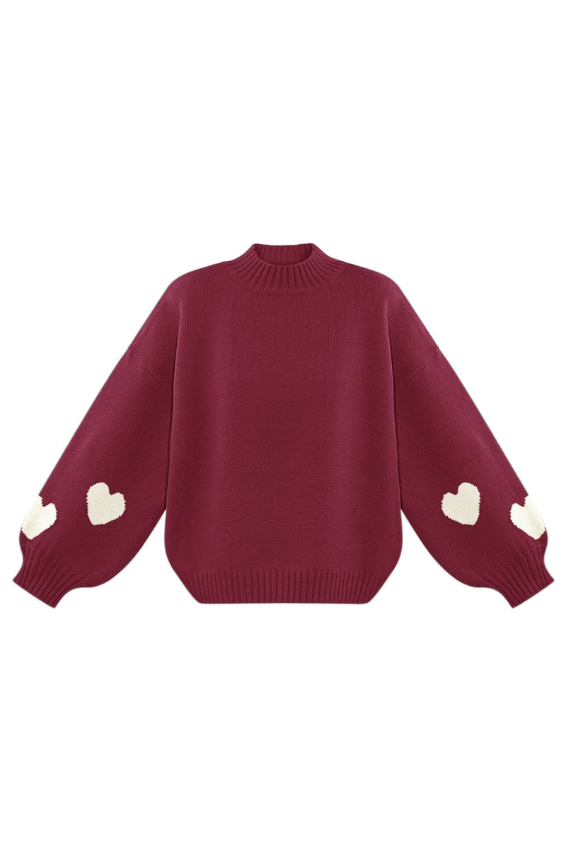 Comfort Heart Knit sweater