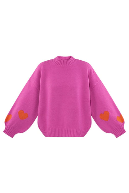 Comfort Heart Knit sweater