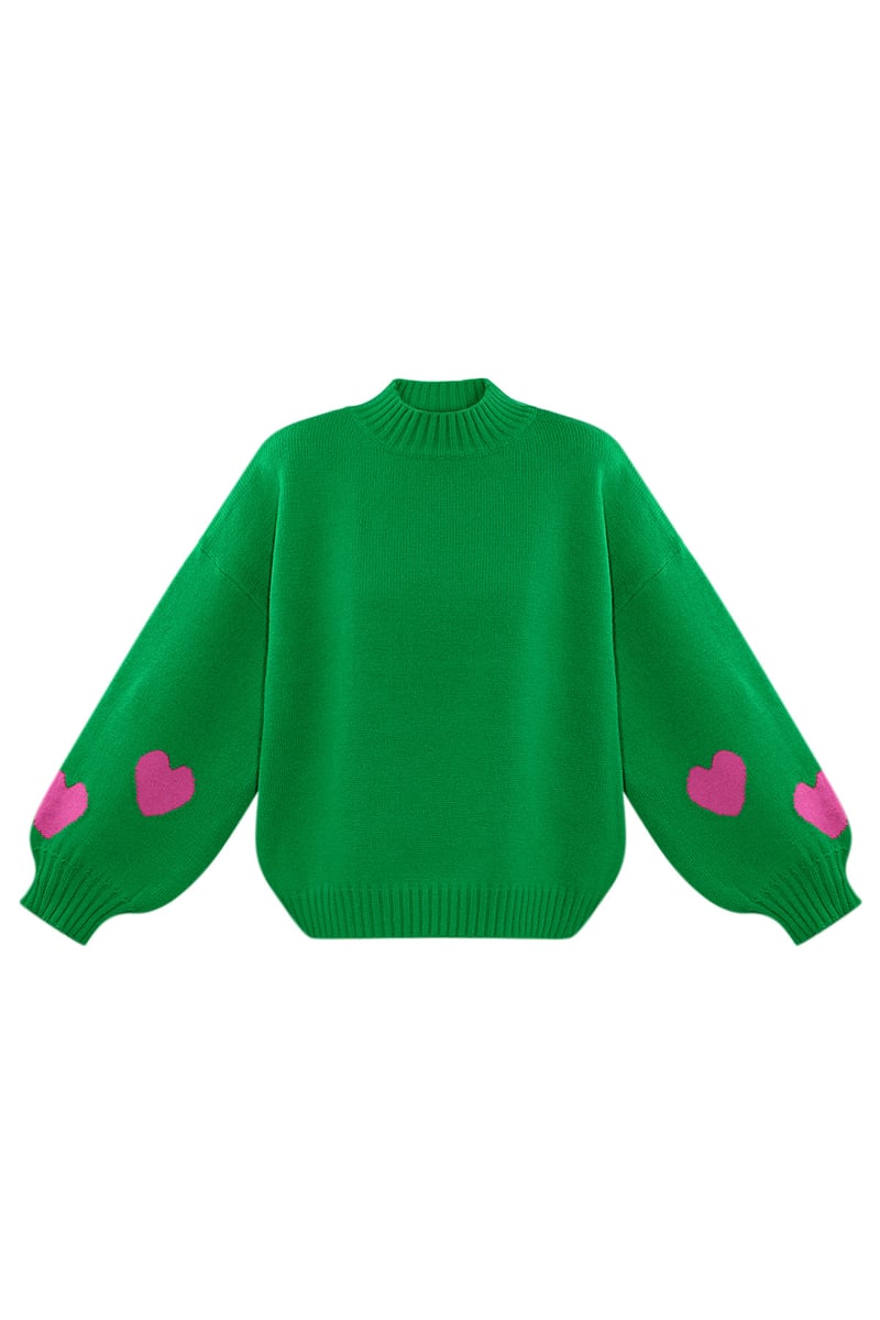 Comfort Heart Knit sweater