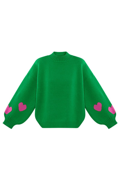 Comfort Heart Knit sweater
