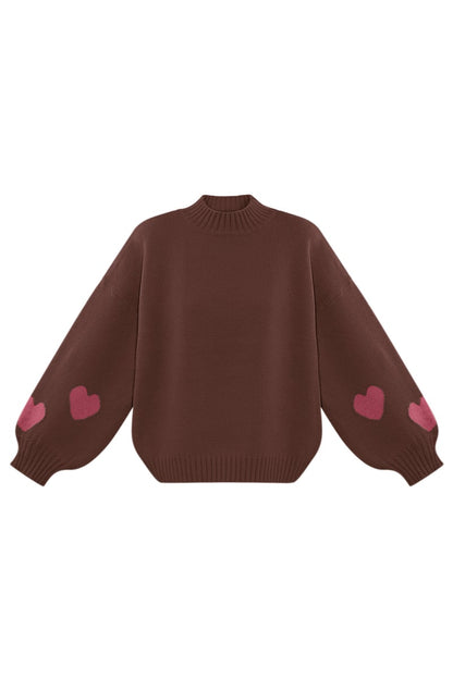 Comfort Heart Knit sweater