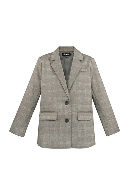 Isla Nomada – Timeless Check Blazer