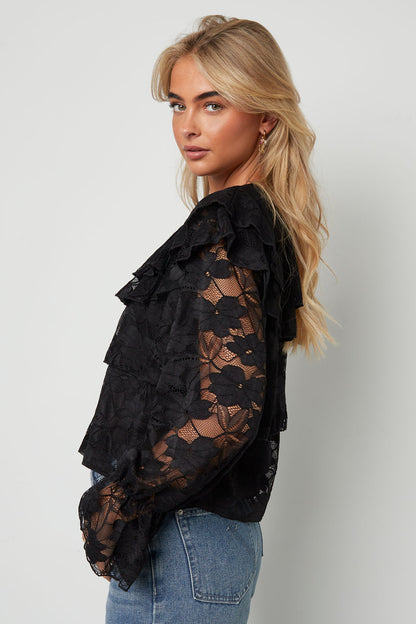 Ibiza Boho Blouse Lace