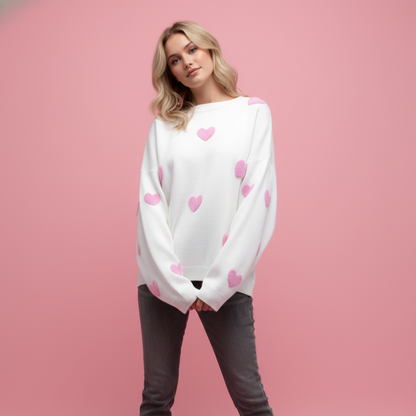 Isla Hearts - Trui van Wol in 5 kleuren