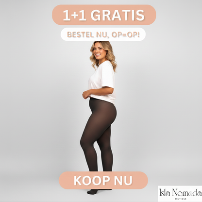 Fleece Herfts Panty - Heerlijk warm, scheurbestendig & shape effect!