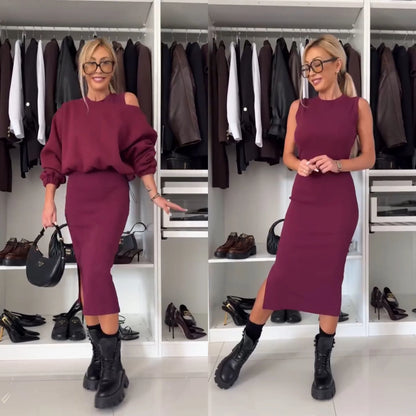 Isla Jurk & Trui Set!