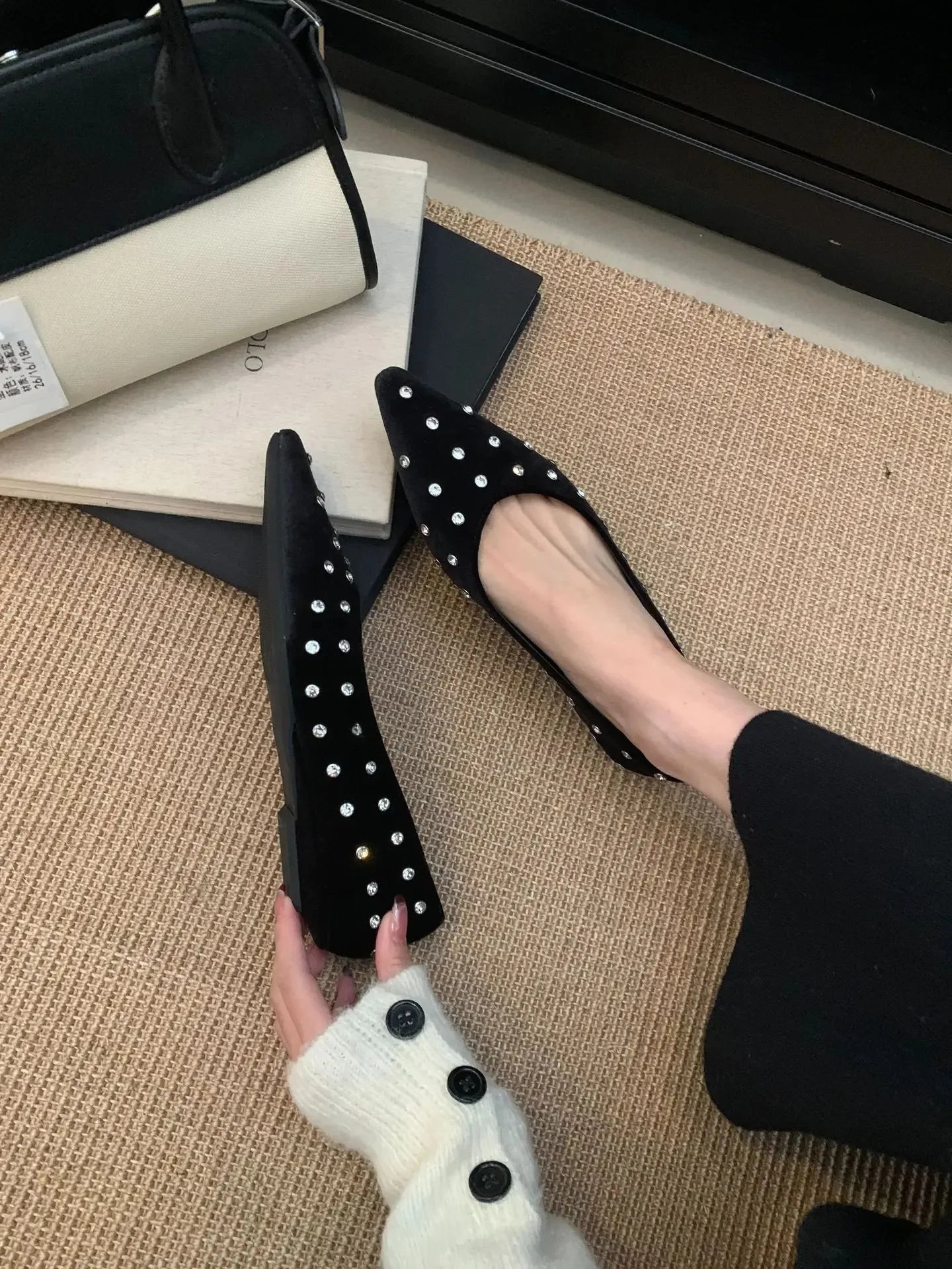 Jane Studs Ballerina's - combineert met elke outfit!