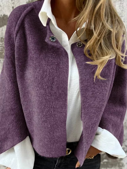 Elisa - Korte jas met chique uitlopende mouwen