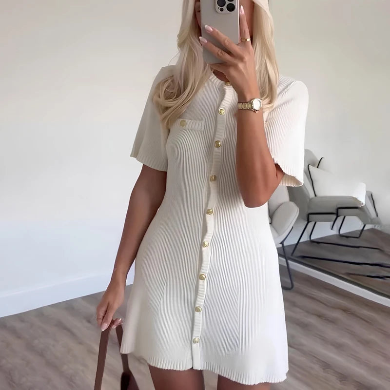 White Isla Mini Dress