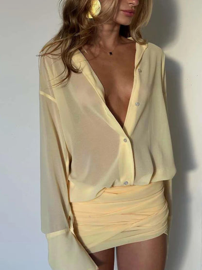 Ibiza Sunrise Co-Ord Blouse & Rok