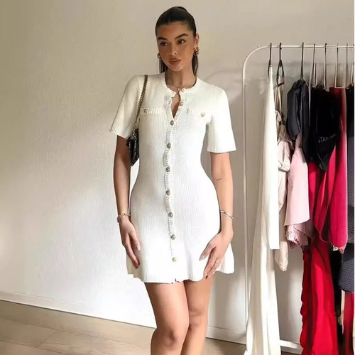 White Isla Mini Dress