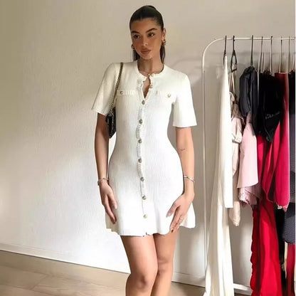 White Isla Mini Dress