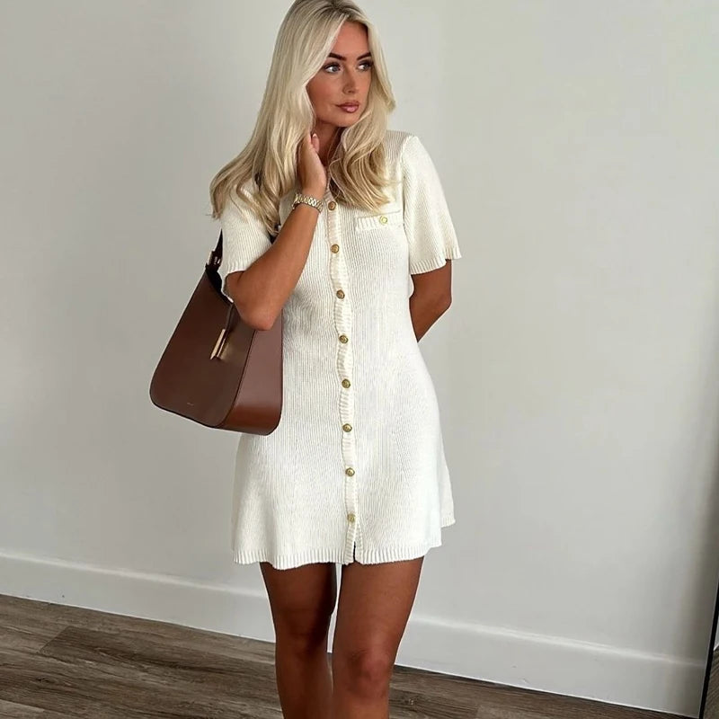 White Isla Mini Dress