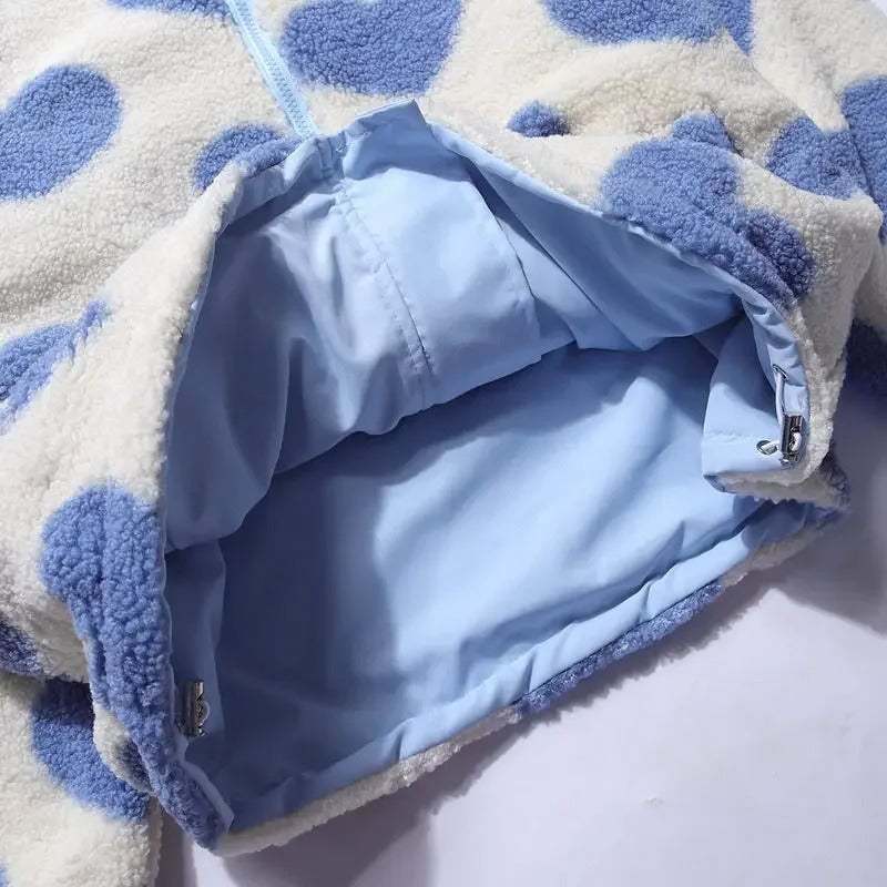 Katharina™ | Omkeerbare jas met Hartjes