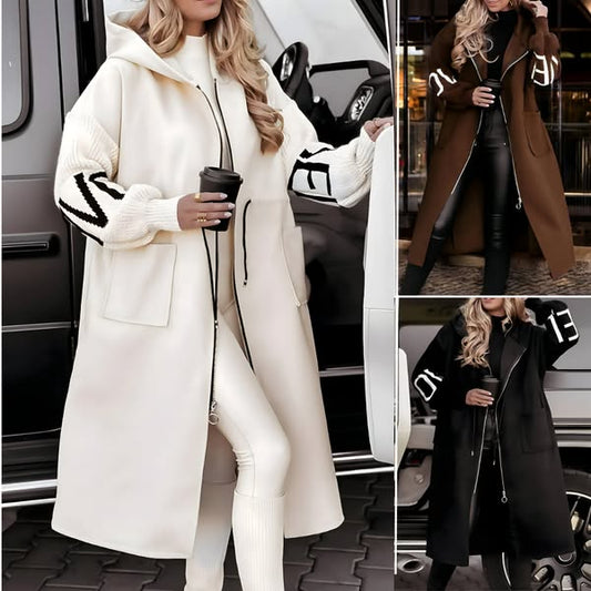 Isla Rosana Oversized Jacket met Capuchon