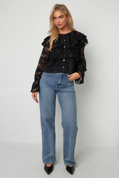 Ibiza Boho Blouse Lace