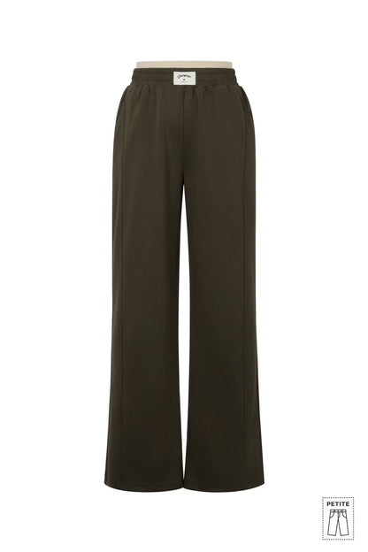 Polyester fiber (polyester) Straight pants Solid color Sporty All Fit  Clothes