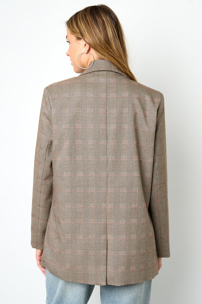 Isla Nomada – Timeless Check Blazer