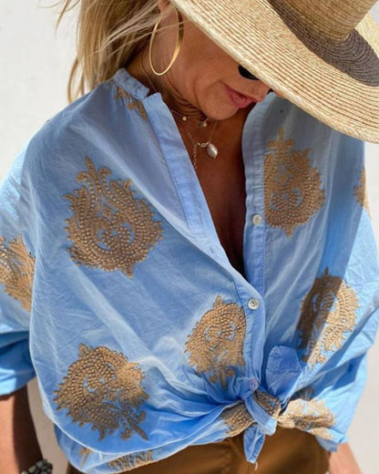 Isla Linnen Blouse - Summer Favorite