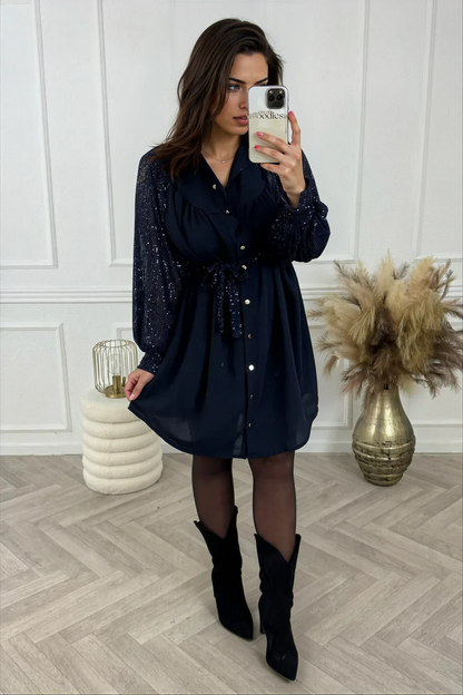 Isla Curvy Sleeves Dress