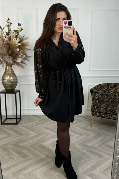 Isla Curvy Sleeves Dress
